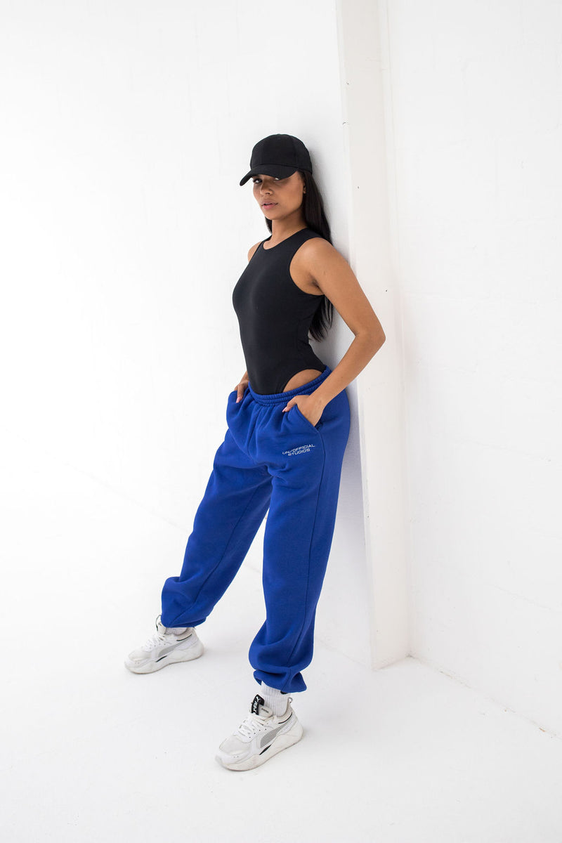 MAJESTIC BLUE LOGO JOGGER