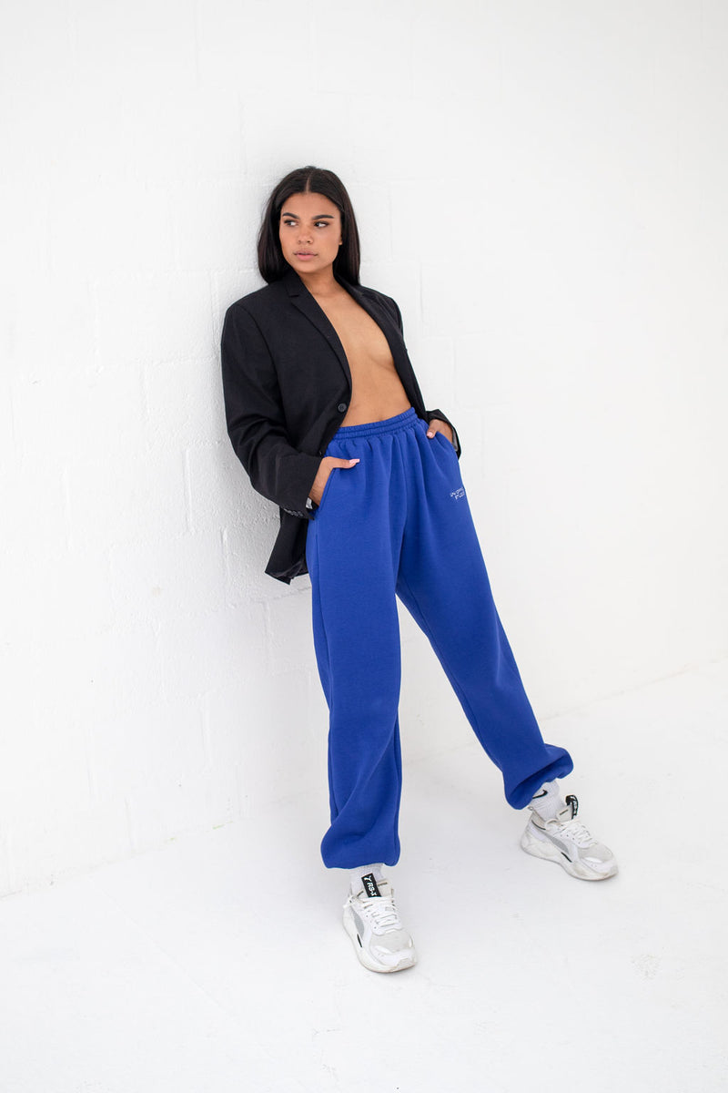 MAJESTIC BLUE LOGO JOGGER